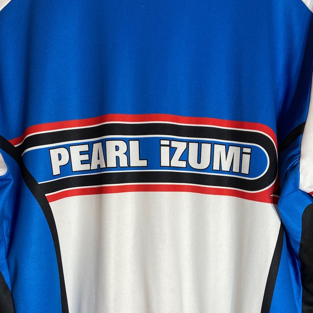 Pearl Izumi Blue, White, Red and Black Cycling Jersey, "2012/2013" - Picture 10 of 11